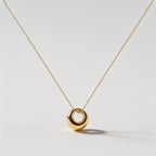 Circle Pendant Daily Necklace – Millie