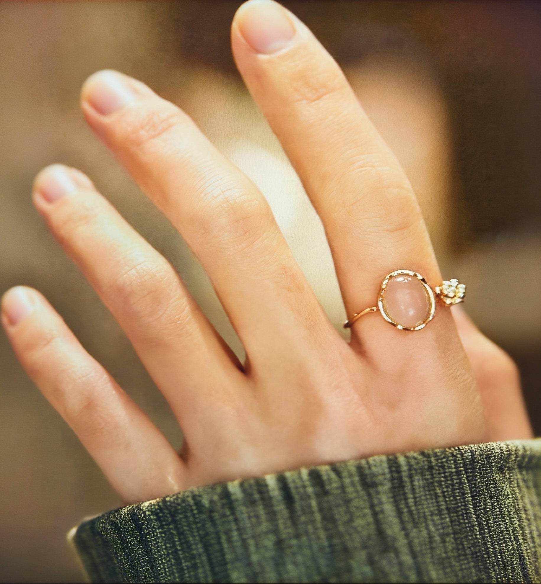 Agate Stone Ring – Rosie